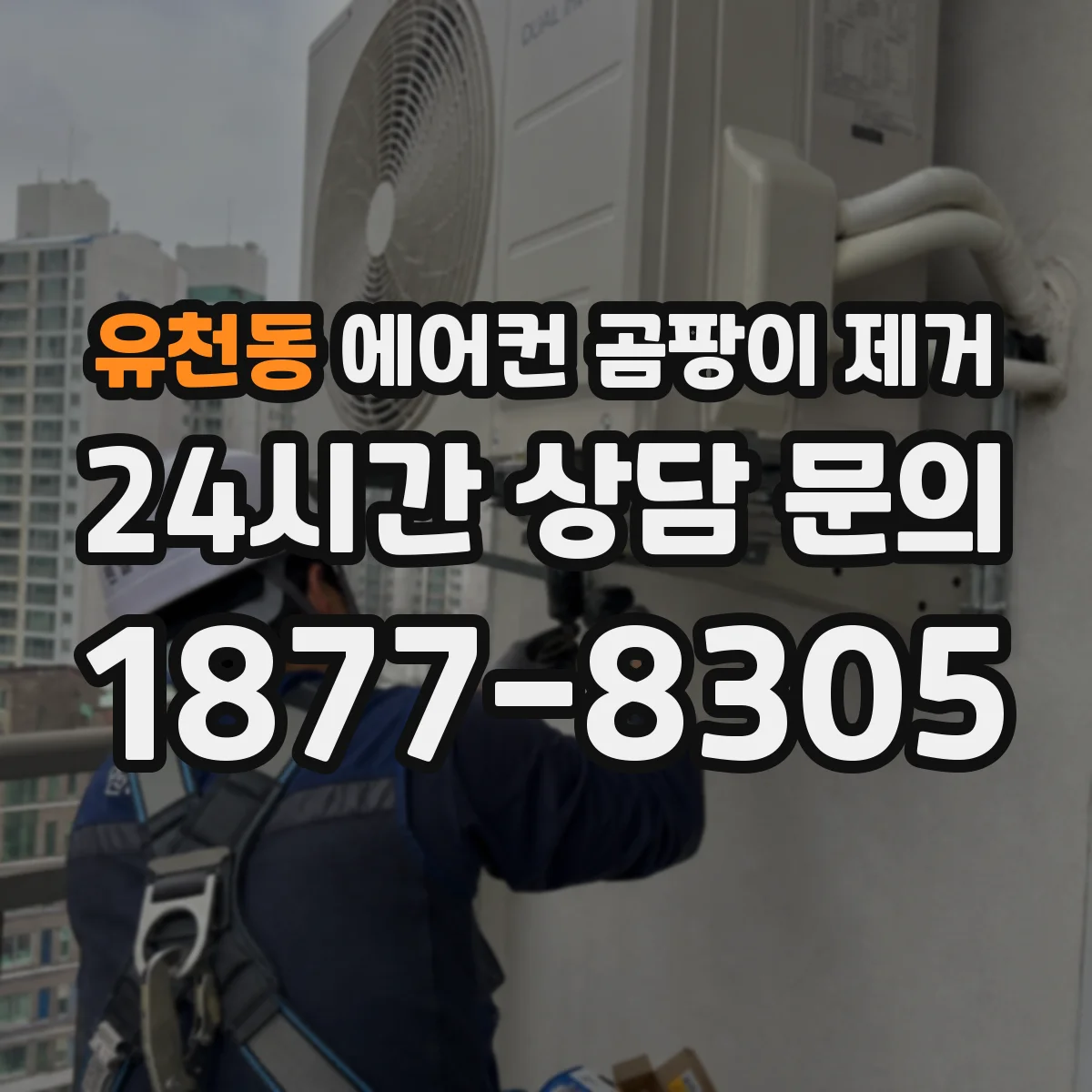 유천동 에어컨 곰팡이 제거