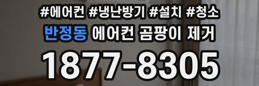 반정동 에어컨 곰팡이 제거