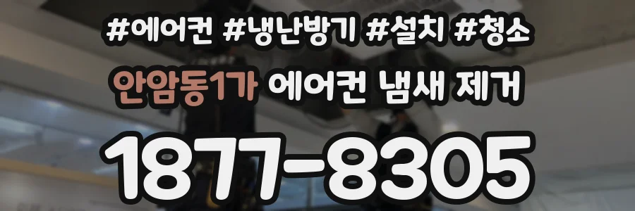 안암동1가 에어컨 냄새 제거