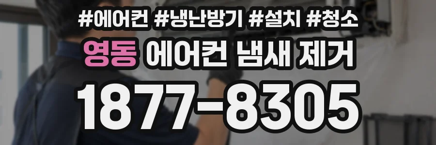 영동 에어컨 냄새 제거