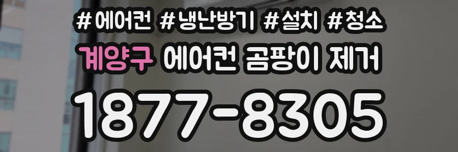 계양구 에어컨 곰팡이 제거