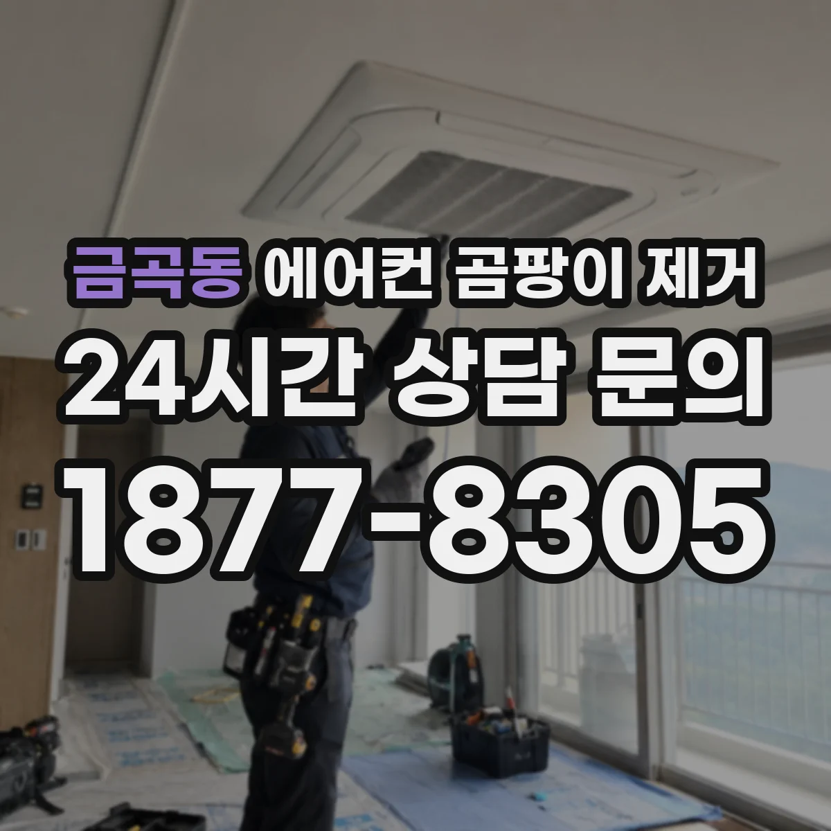 금곡동 에어컨 곰팡이 제거