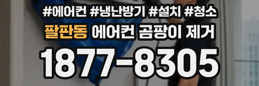 팔판동 에어컨 곰팡이 제거