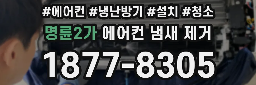 명륜2가 에어컨 냄새 제거
