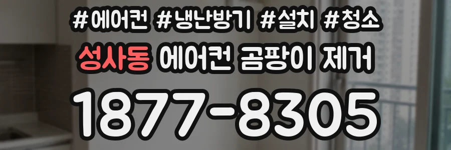 성사동 에어컨 곰팡이 제거