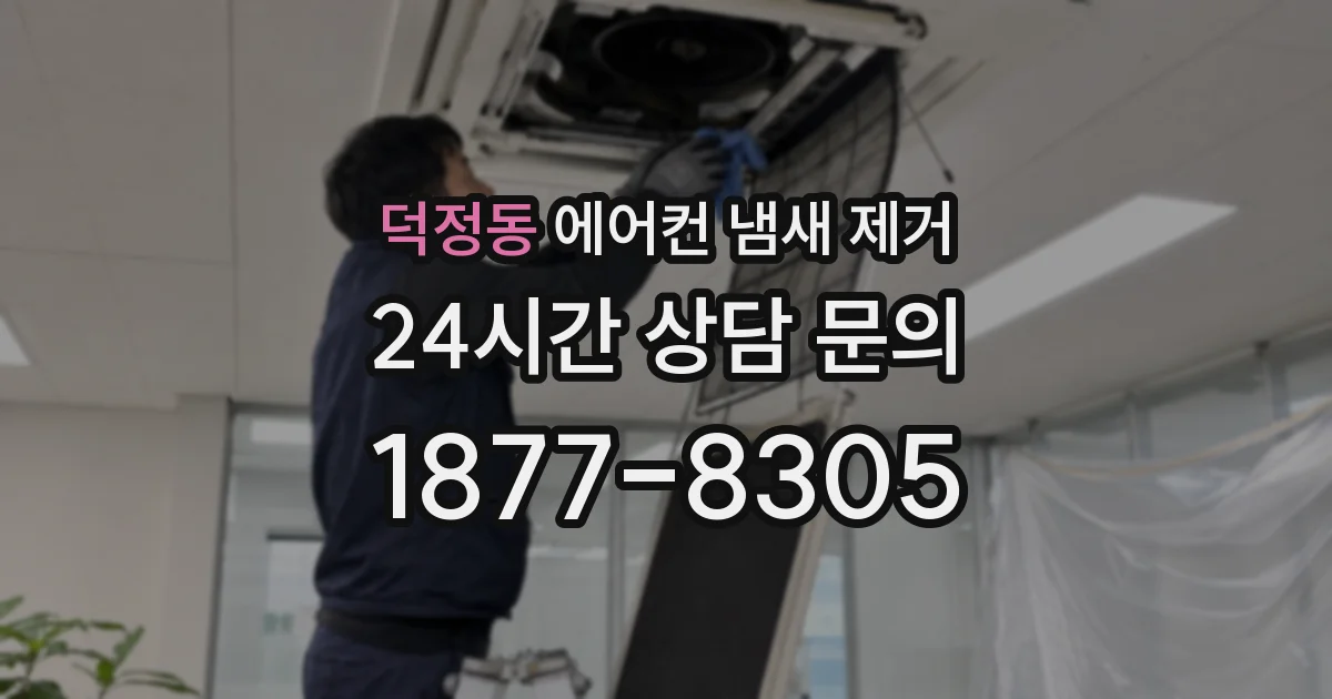 덕정동 에어컨 냄새 제거