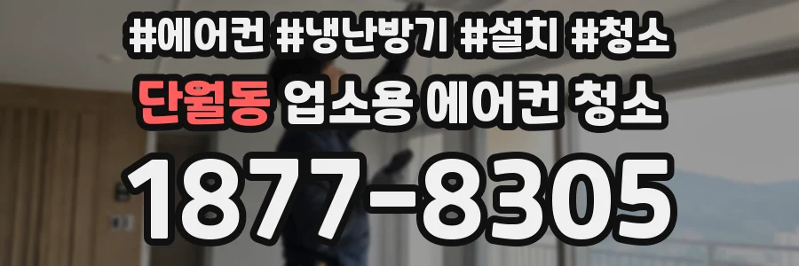 단월동 업소용 에어컨 청소