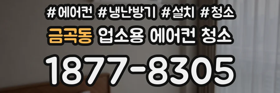 금곡동 업소용 에어컨 청소