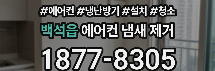 백석읍 에어컨 냄새 제거