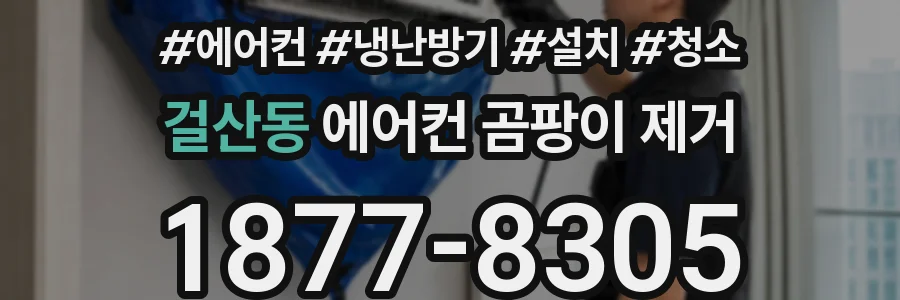 걸산동 에어컨 곰팡이 제거