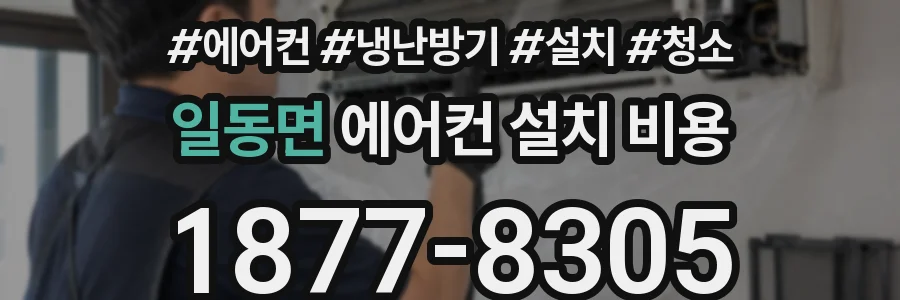 일동면 에어컨 설치 비용