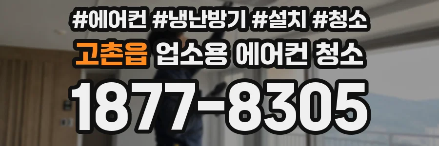 고촌읍 업소용 에어컨 청소