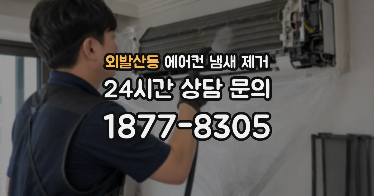외발산동 에어컨 냄새 제거