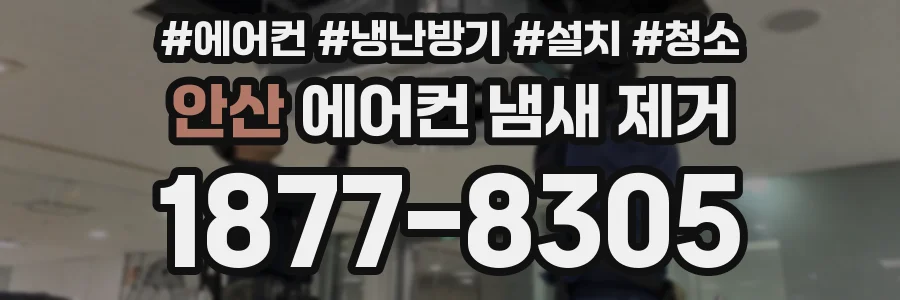안산 에어컨 냄새 제거
