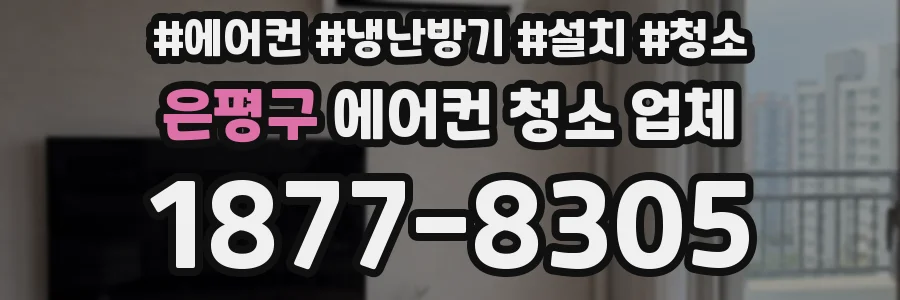 은평구 에어컨 청소 업체