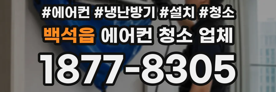 백석읍 에어컨 청소 업체