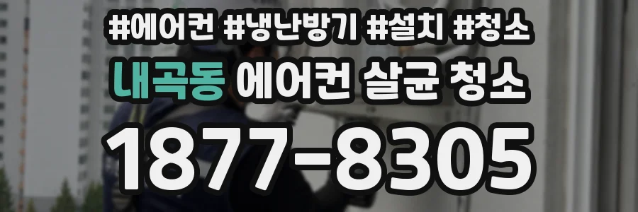 내곡동 에어컨 살균 청소