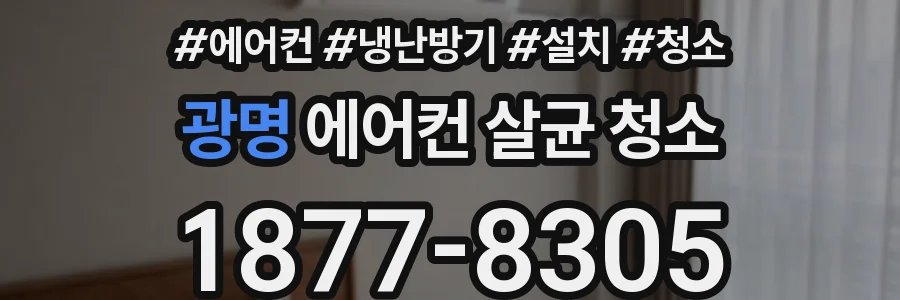 광명 에어컨 살균 청소