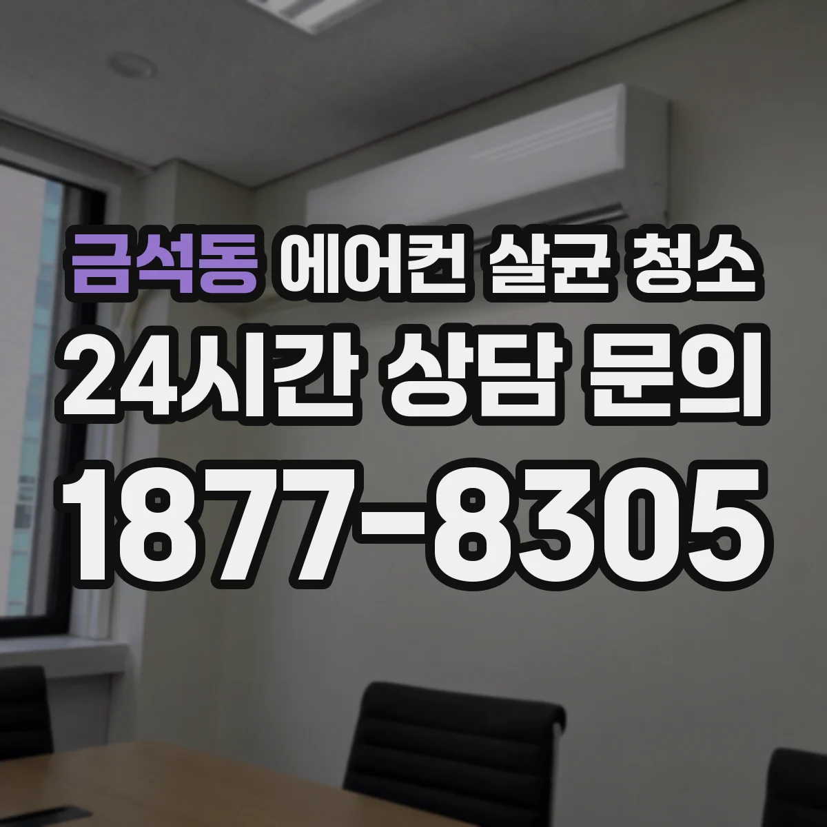 금석동 에어컨 살균 청소