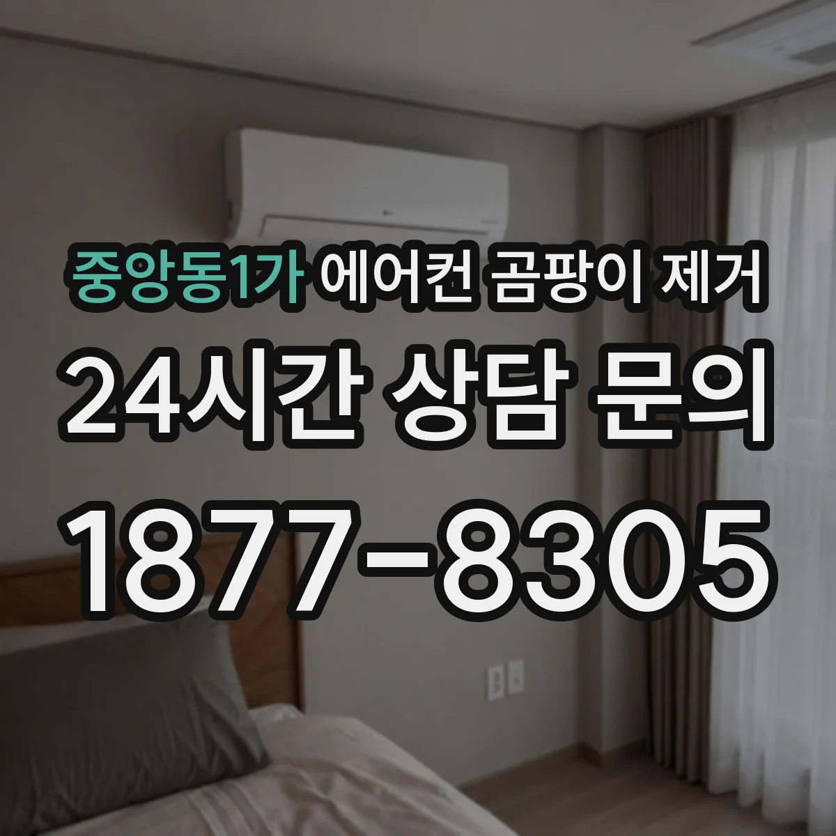 중앙동1가 에어컨 곰팡이 제거