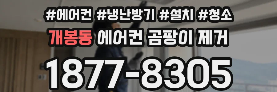 개봉동 에어컨 곰팡이 제거