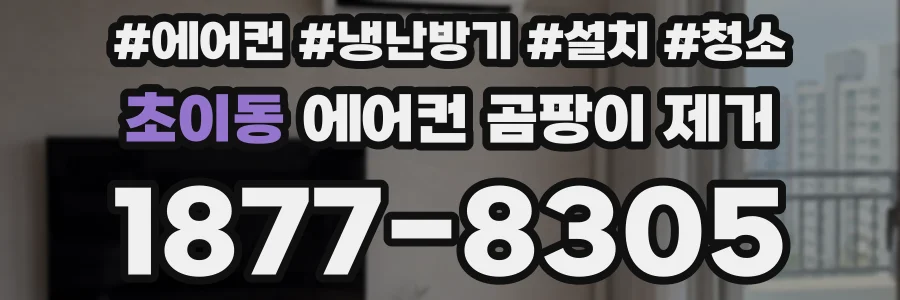 초이동 에어컨 곰팡이 제거