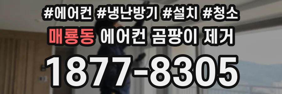 매룡동 에어컨 곰팡이 제거