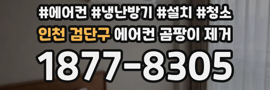 인천 검단구 에어컨 곰팡이 제거