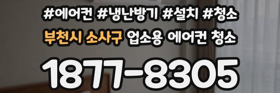 부천시 소사구 업소용 에어컨 청소