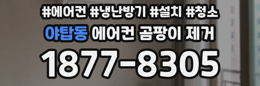 야탑동 에어컨 곰팡이 제거