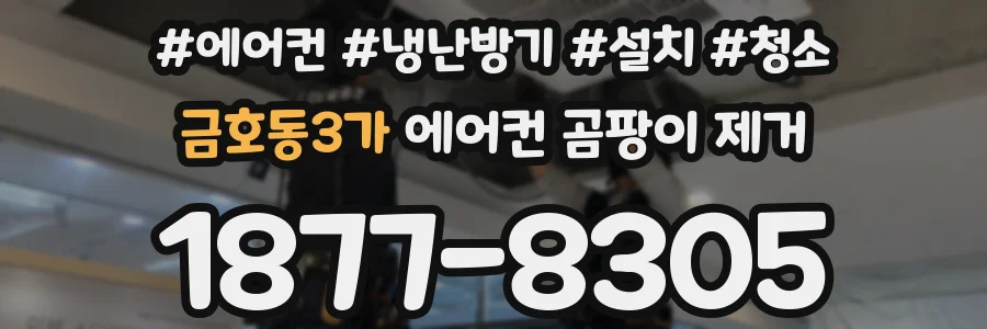 금호동3가 에어컨 곰팡이 제거