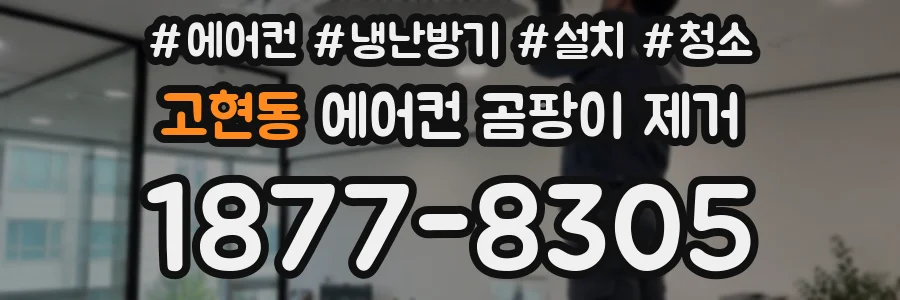 고현동 에어컨 곰팡이 제거