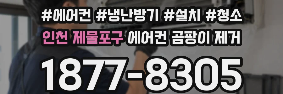 인천 제물포구 에어컨 곰팡이 제거