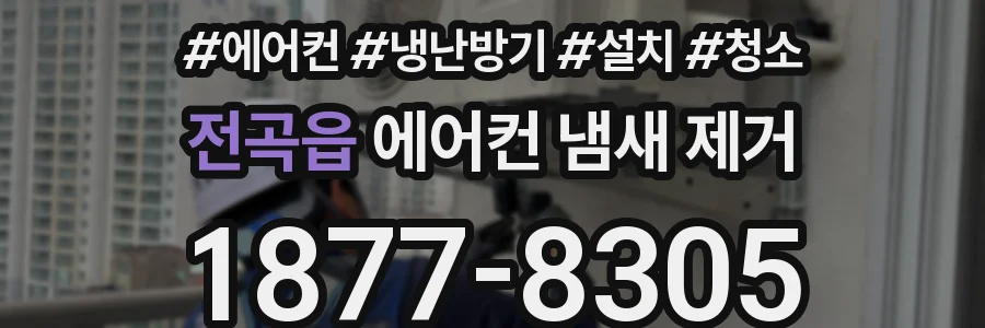 전곡읍 에어컨 냄새 제거
