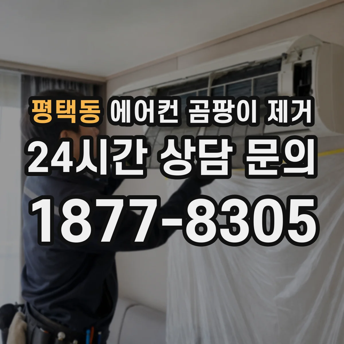 평택동 에어컨 곰팡이 제거