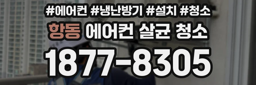 항동 에어컨 살균 청소