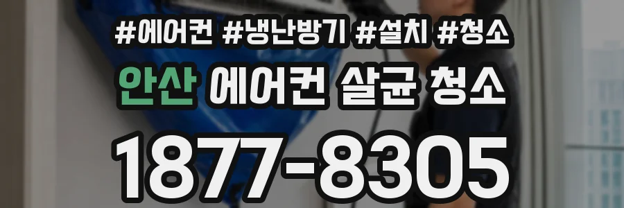 안산 에어컨 살균 청소