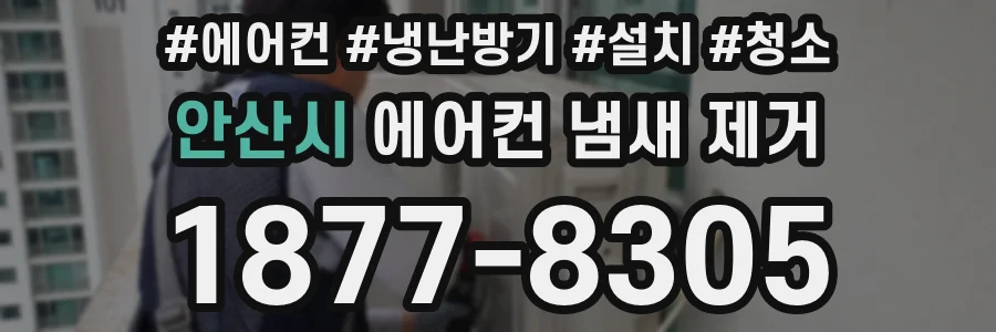 안산시 에어컨 냄새 제거