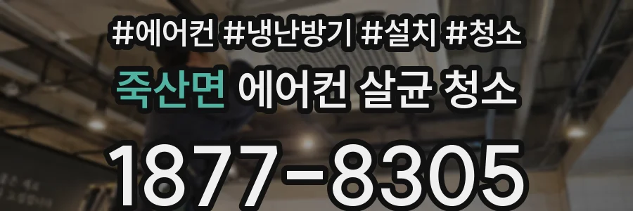 죽산면 에어컨 살균 청소