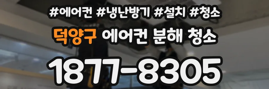 덕양구 에어컨 분해 청소