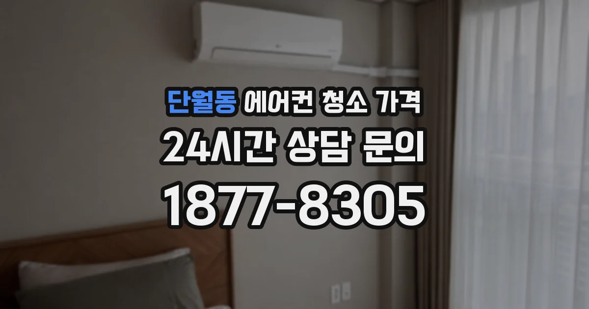 단월동 에어컨 청소 가격