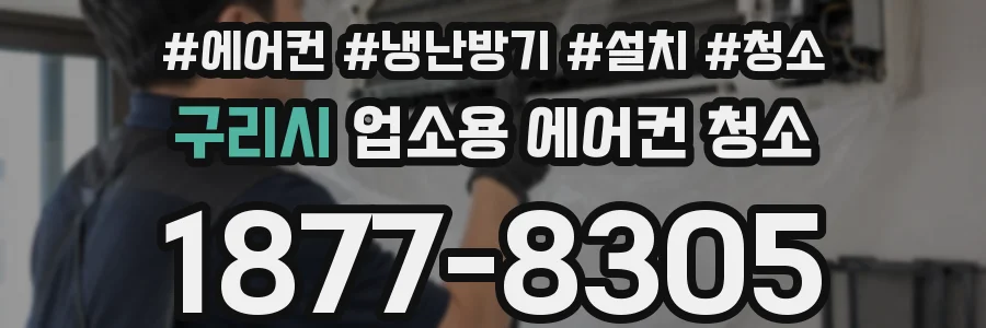 구리시 업소용 에어컨 청소