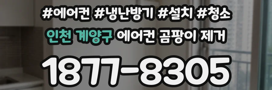 인천 계양구 에어컨 곰팡이 제거
