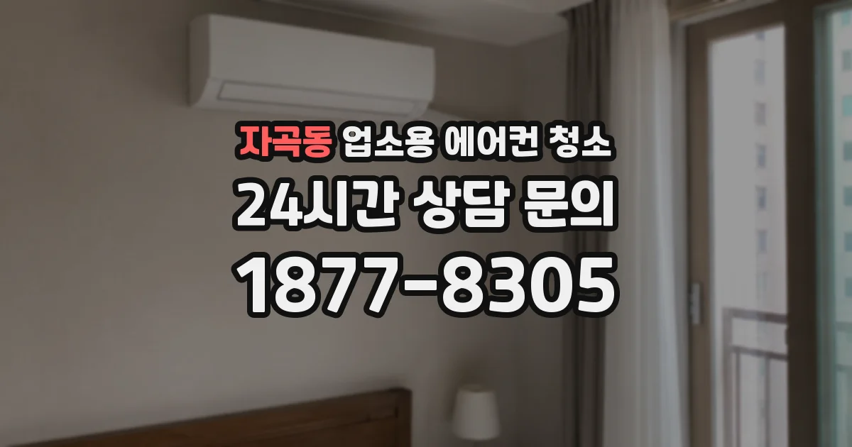 자곡동 업소용 에어컨 청소