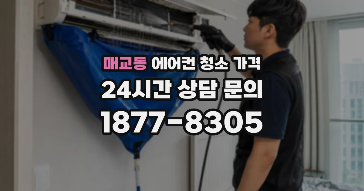 매교동 에어컨 청소 가격