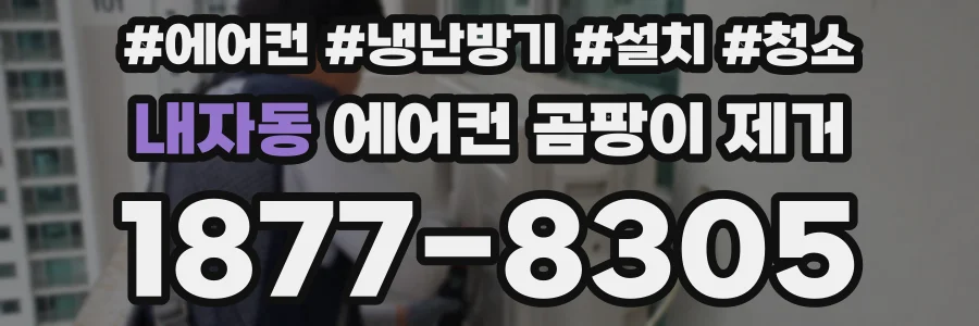 내자동 에어컨 곰팡이 제거