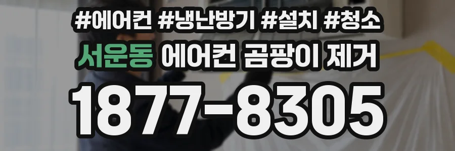 서운동 에어컨 곰팡이 제거