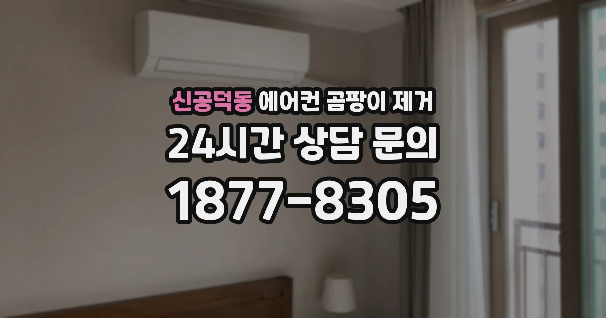 신공덕동 에어컨 곰팡이 제거