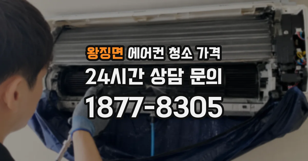 왕징면 에어컨 청소 가격