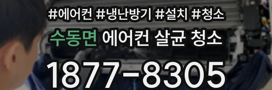 수동면 에어컨 살균 청소